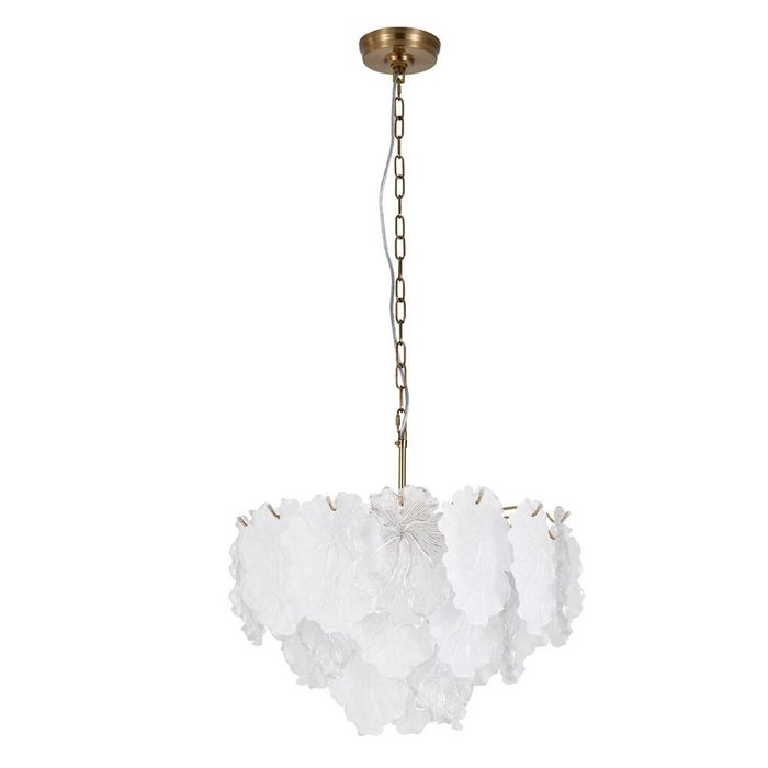 Подвесной светильник Belleza V000609 (стекло, цвет белый) - купить Подвесные люстры по цене 24300