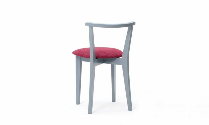 Стул Франк ПМ серо-красного цвета - лучшие Обеденные стулья в INMYROOM