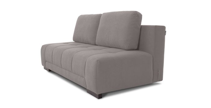 Прямой диван-кровать Льюис серо-коричневого цвета - купить Прямые диваны по цене 55596.0