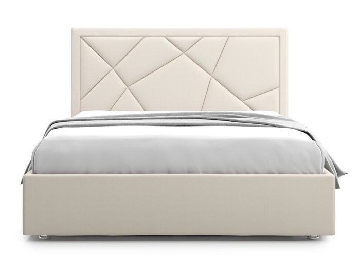 Кровать Premium Milana 3 160х200 молочного цвета с подъемным механизмом - купить Кровати для спальни по цене 61000.0