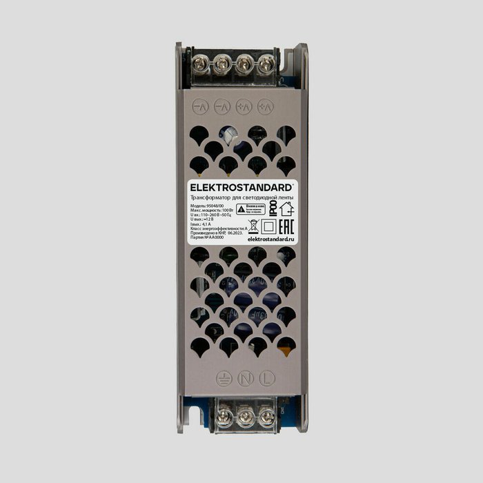 Трансформатор 100W 12V IP00 95048/00 - лучшие Блоки питания (трансформаторы) для светодиодных лент в INMYROOM