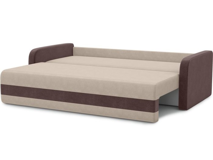 Диван-кровать Бостон коричневого цвета - купить Прямые диваны по цене 38223.0