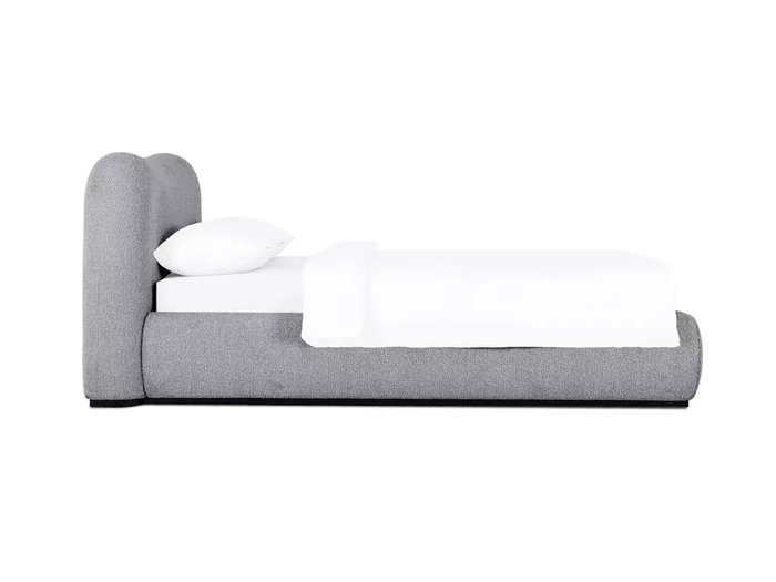 Кровать Patti 160х200 серого цвета с подъемным механизмом - лучшие Кровати для спальни в INMYROOM