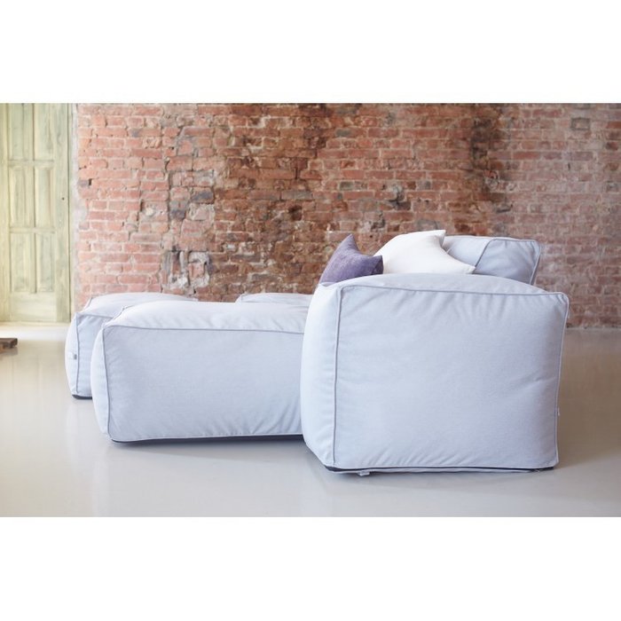 Бескаркасный модульный диван Yolande с лежаком - купить Бескаркасная мебель по цене 64900.0