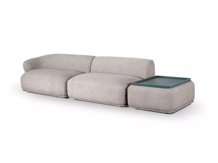 Модульный диван Fabro серо-бежевого цвета - купить Прямые диваны по цене 264060.0
