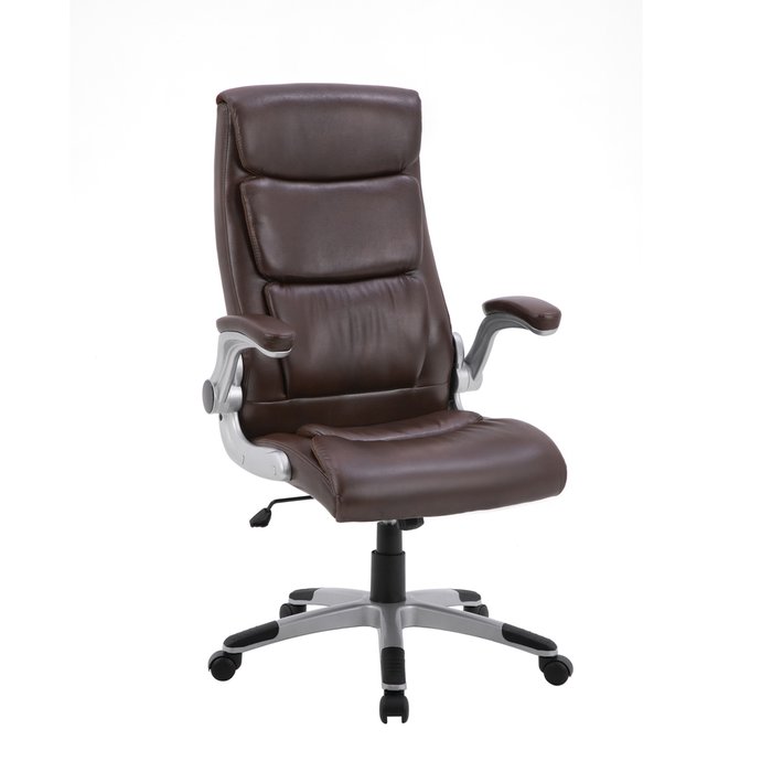 Офисное кресло Top Chairs Force коричневого цвета