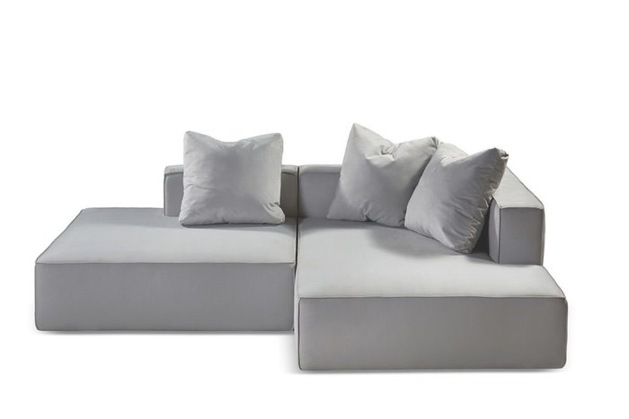 Угловой диван-кровать La Casa серого цвета