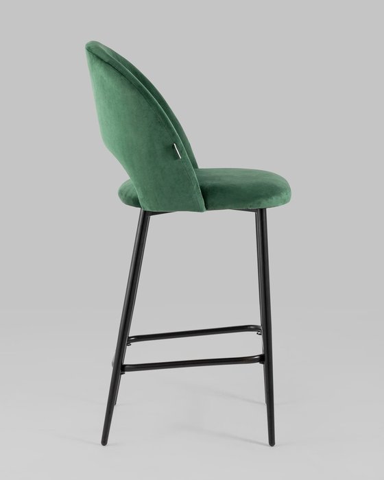 Стул полубарный Меган зеленого цвета - лучшие Барные стулья в INMYROOM
