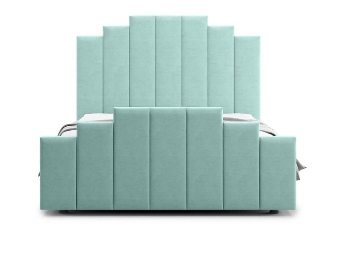 Кровать Velino 120х200 бирюзового цвета с подъемным механизмом - купить Кровати для спальни по цене 41900.0
