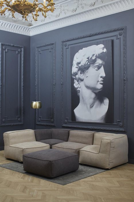 Модульный диван Casual в скандинавском стиле - купить Бескаркасная мебель по цене 142450.0