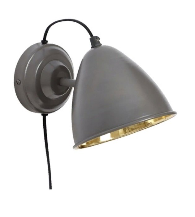 Настенные светильники Bell серого цвета