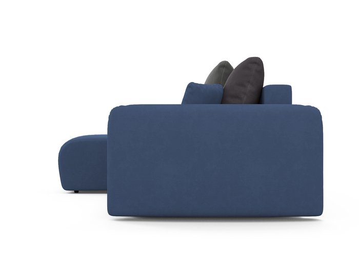 Угловой диван-кровать левый Arti синего цвета - лучшие Угловые диваны в INMYROOM