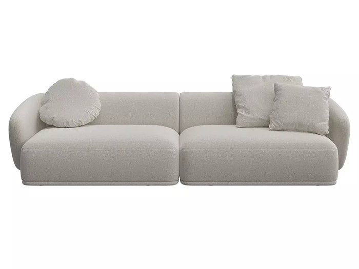 Модульній диван Fabro молочного цвета - купить Прямые диваны по цене 217800.0