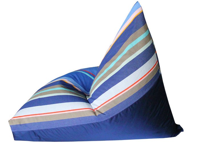 Кресло-мешок Пирамида L Синее море - лучшие Бескаркасная мебель в INMYROOM