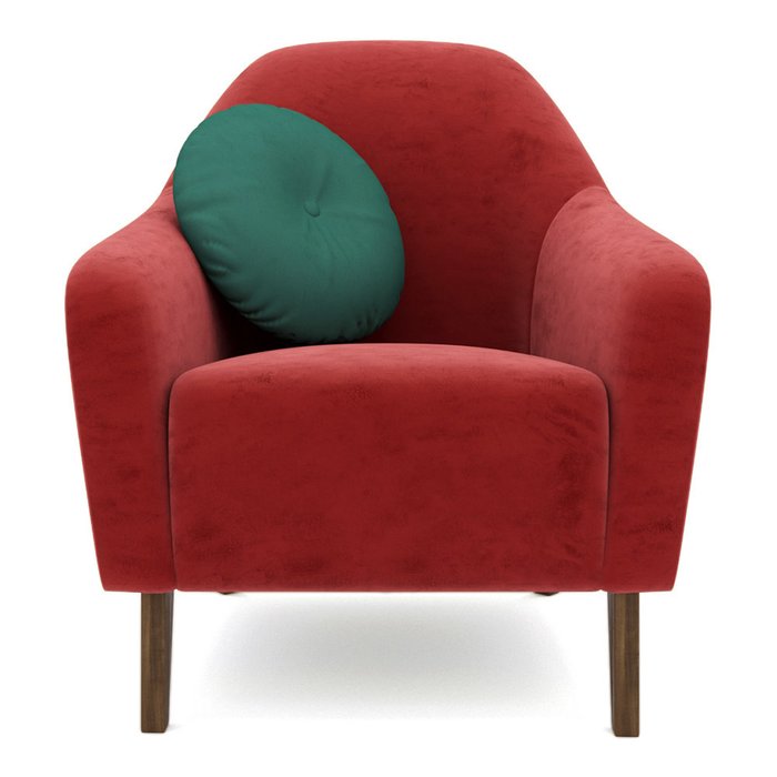 Кресло Miami lux красного цвета - купить Интерьерные кресла по цене 32900.0