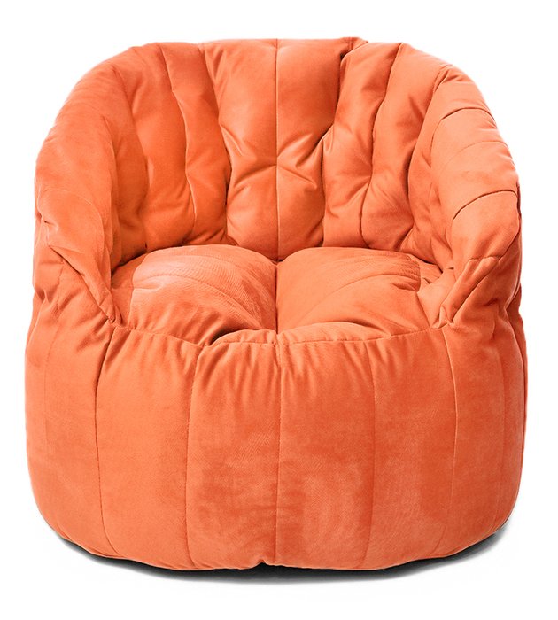 Кресло мешок Энджой Maserrati 12 XL оранжевого цвета - купить Бескаркасная мебель по цене 8168.0