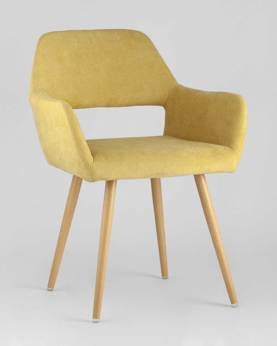 Стул Кромвель желтого цвета - купить Обеденные стулья по цене 19990.0