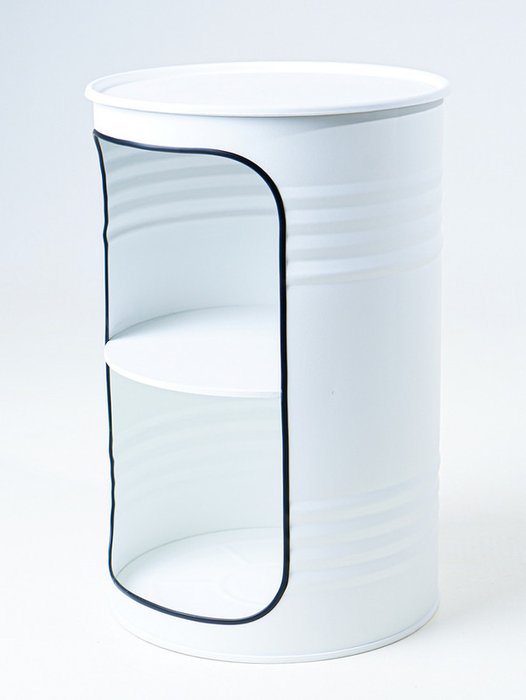 Журнальный столик-бочка X white белого цвета - лучшие Кофейные столики в INMYROOM