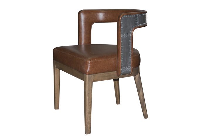 Полукресло Dire с отделкой металлом - купить Интерьерные кресла по цене 33050.0