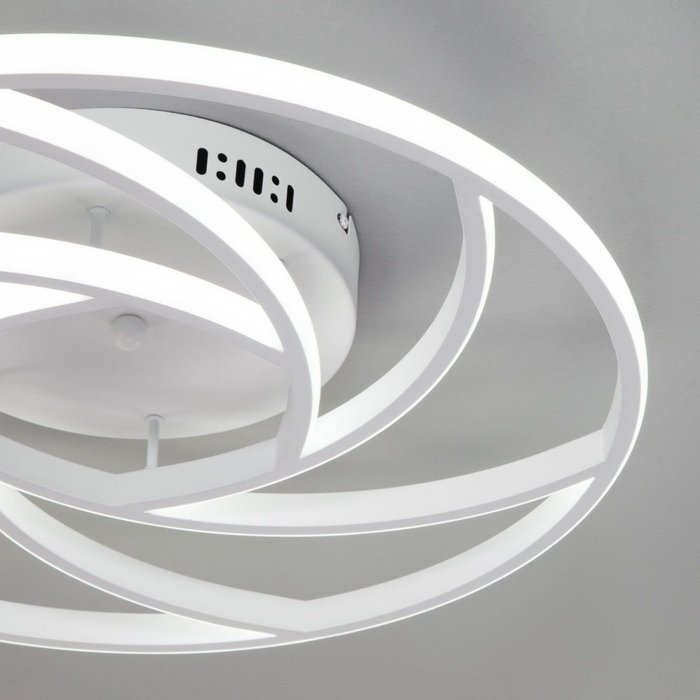 Потолочный светодиодный светильник с пультом управления 90207/1 белый Indio - лучшие Потолочные светильники в INMYROOM