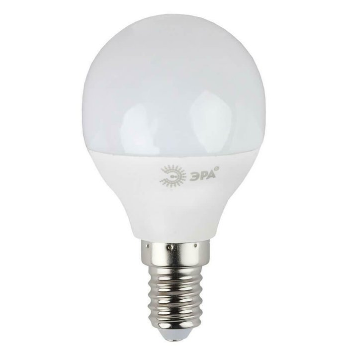 Лампа светодиодная ЭРА E14 7W 2700K прозрачная LED BXS-7W-827-E14-Clear