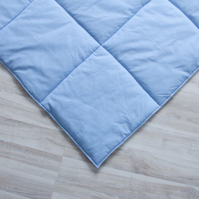 Стеганый игровой коврик Simple Blue 110х110 см