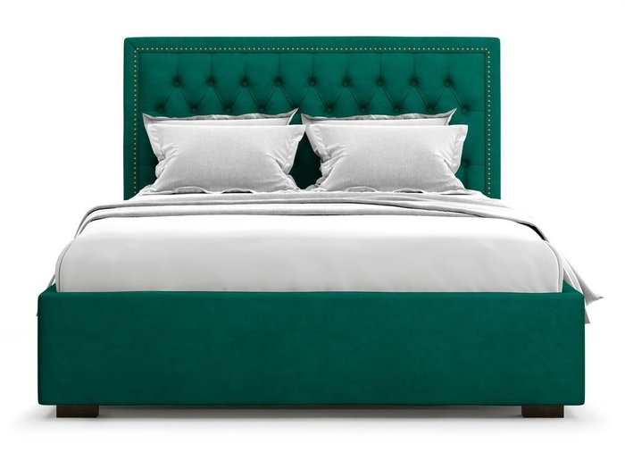 Кровать с подъемным механизмом Orto 140х200 зеленого цвета