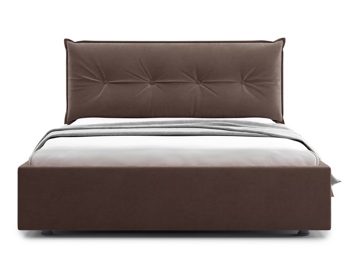 Кровать Cedrino 120х200 темно-коричневого цвета с подъемным механизмом - купить Кровати для спальни по цене 37200.0