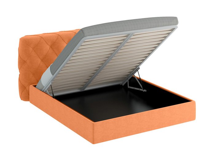 Кровать Ember оранжевого цвета 180х200 - купить Кровати для спальни по цене 66990.0