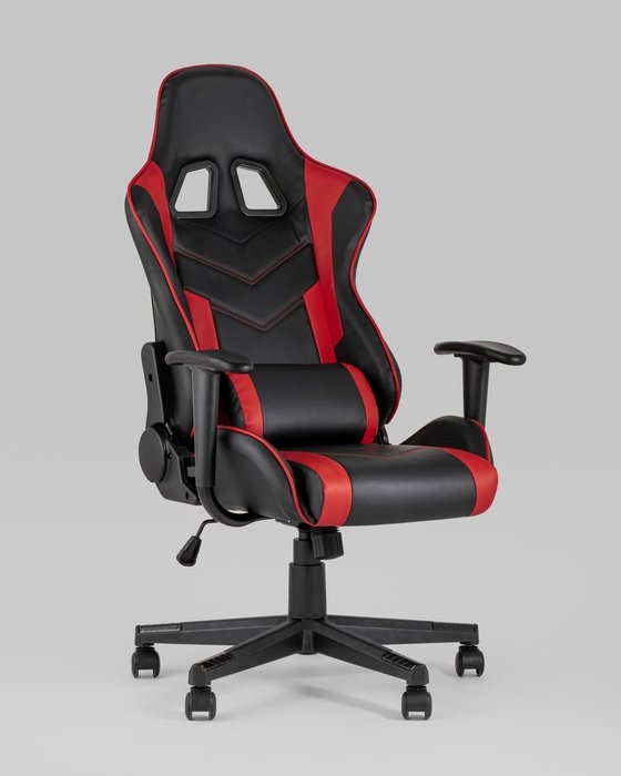 Кресло игровое Top Chairs Impala черно-красного цвета - купить Офисные кресла по цене 15980.0