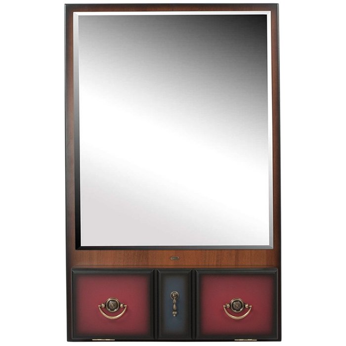 Зеркало настенное Пандора коричневого цвета