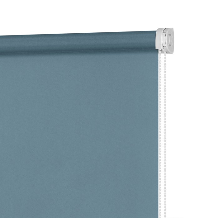 Рулонная штора Миниролл Плайн пастельно-бирюзового цвета 80x160