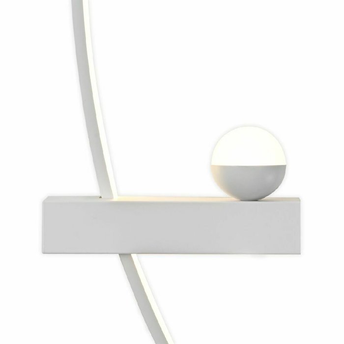 Настенный светильник Ray 10220/2LED White L (силикон, цвет белый) - лучшие Бра и настенные светильники в INMYROOM Настенный светильник Ray 10220/2LED White L (силикон, цвет белый) - лучшие Бра и настенные светильники в INMYROOM