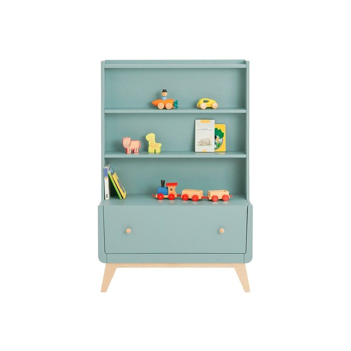 Книжный шкаф Willox зеленого цвета - купить Детские шкафы по цене 50050.0