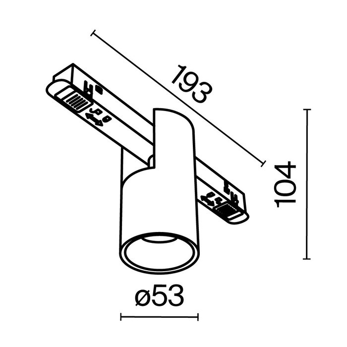 Трековый светильник Technical TR122-2-7W3K-W Alfa Магнитная трековая система 23мм EXILITY - купить Трековые светильники по цене 3560.0 Трековый светильник Technical TR122-2-7W3K-W Alfa Магнитная трековая система 23мм EXILITY - купить Трековые светильники по цене 3560.0