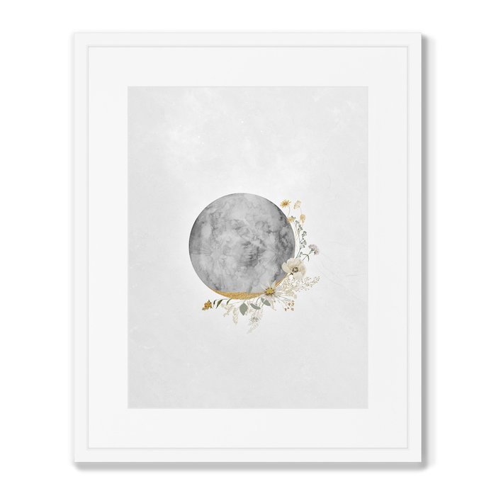 Набор из 2-х репродукций картин в раме Lunar composition, No1 - лучшие Картины в INMYROOM