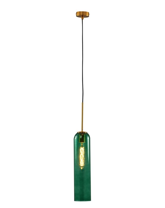Подвесной светильник Celebria с зеленым плафоном