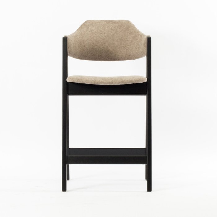 Полубарный стул Белфаст бежево-коричневого цвета - купить Барные стулья по цене 21990.0
