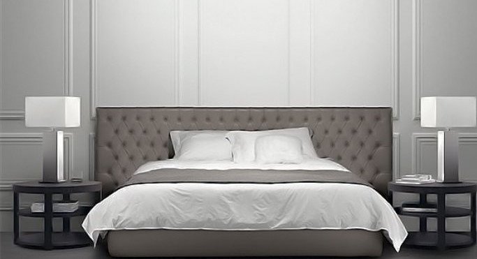 Кровать Letto GM 16 с широким изголовьем 200х200 см - купить Кровати для спальни по цене 71400