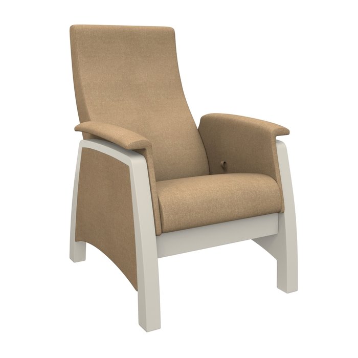 Кресло-глайдер светло-коричневого цвета 