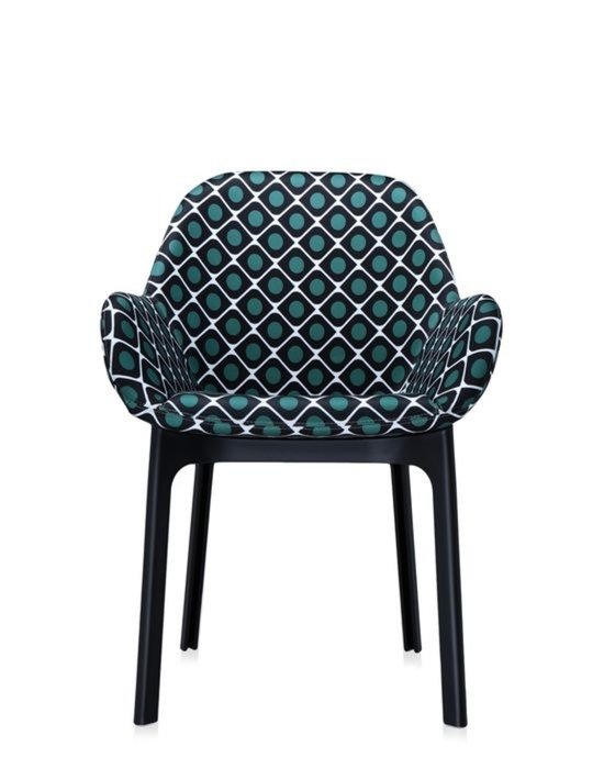 Стул Clap Double J.Olive зеленый с черными ножками - купить Обеденные стулья по цене 82800.0