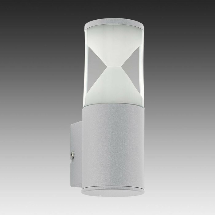 Уличный настенный светильник Helvella бело-серого цвета - купить Настенные уличные светильники по цене 1490.0