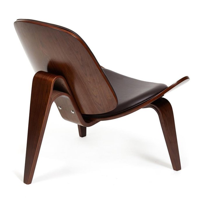 Кресло Shell коричневого цвета - купить Интерьерные кресла по цене 17590.0