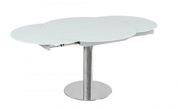 Стол обеденный раскладной Флорис со столешницей белого цвета - купить Обеденные столы по цене 93345.0
