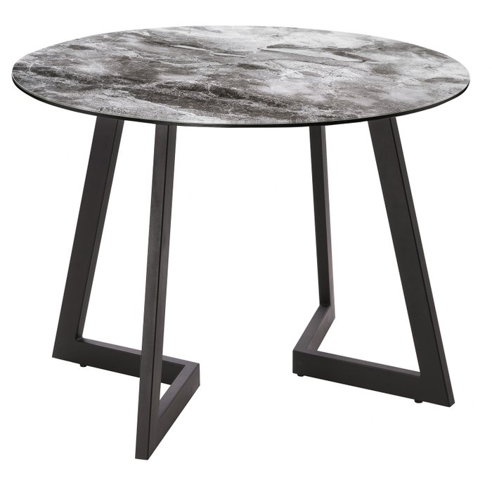 Раздвижной обеденный стол Алингсос серого цвета - лучшие Обеденные столы в INMYROOM