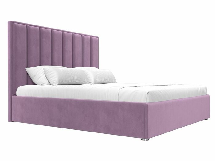 Кровать Афродита 180х200 сиреневого цвета с подъемным механизмом - лучшие Кровати для спальни в INMYROOM