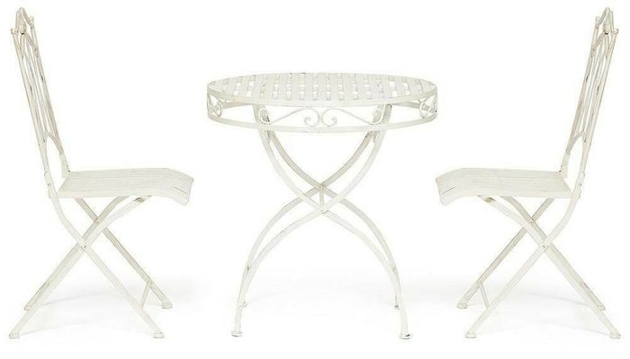 Комплект садовой мебели Palladio белого цвета