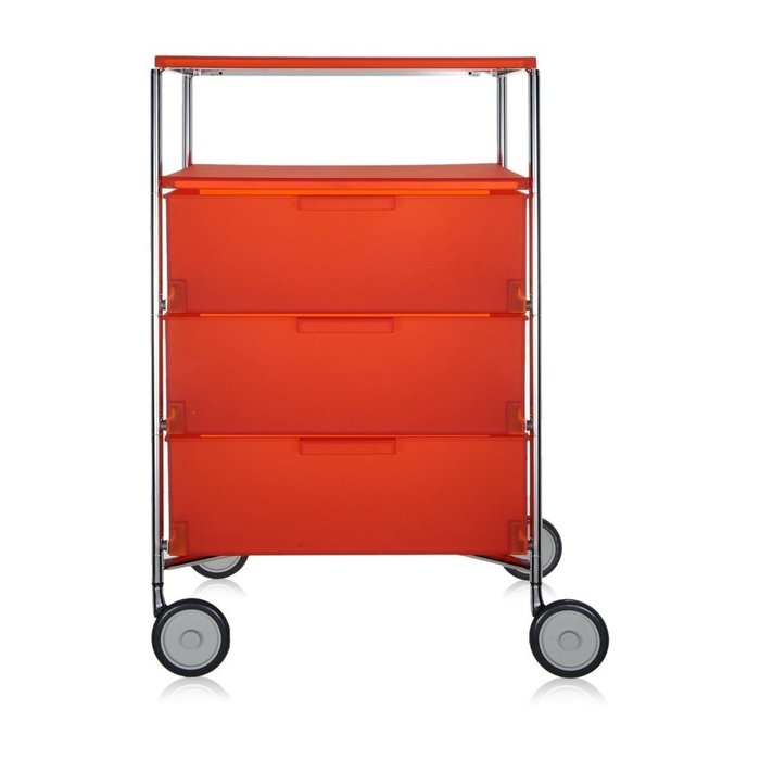 Офисная тумба Mobil оранжевого цвета