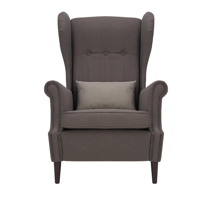 Кресло Монтего темно-коричневого цвета  - купить Интерьерные кресла по цене 29960.0