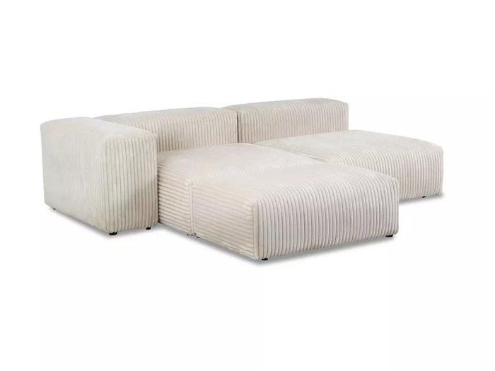 Угловой модульный диван Sorrento в обивке из велюра